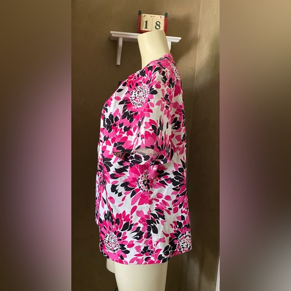 Dana Kay Plus size blazer women’s blazer floral print open front, 18W - Picture 6 of 13